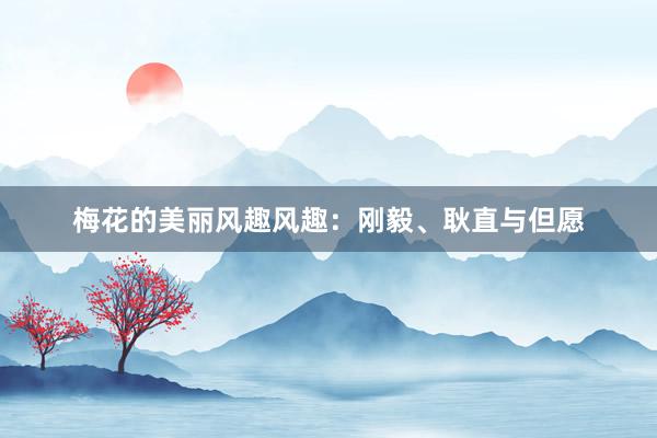 梅花的美丽风趣风趣:刚毅、耿直与但愿