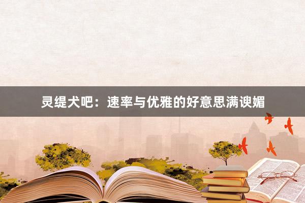 灵缇犬吧：速率与优雅的好意思满谀媚